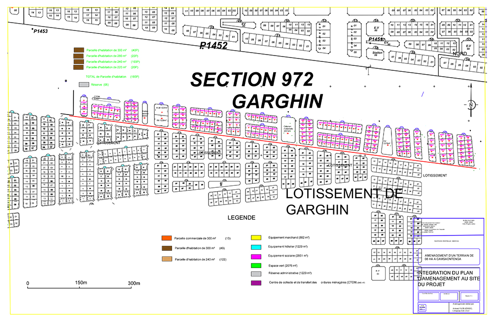 Plan d'aménagement Ouaga 2000